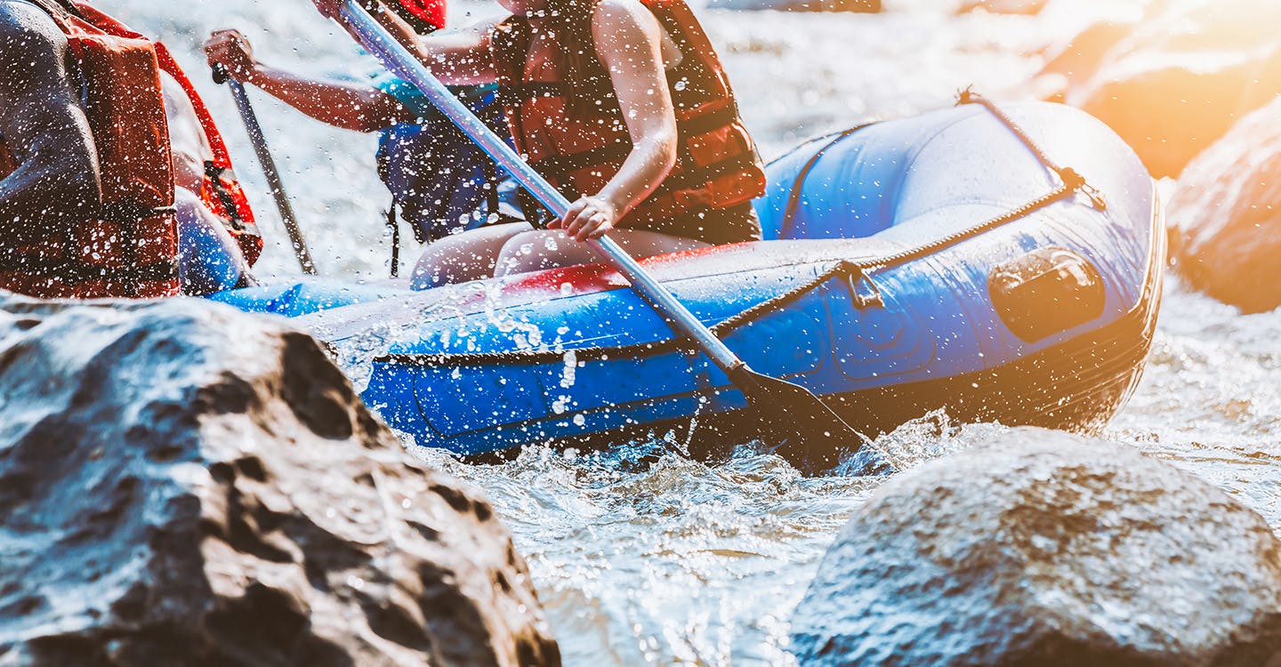 Rafting Along The River Liffey